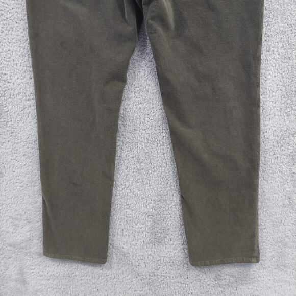 Jos. A Bank Pants Men's 38X32 Olive Corduroy Cotton Blend Tailored Fit Pockets - Picture 14 of 15